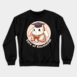 Graduation rabbit Crewneck Sweatshirt